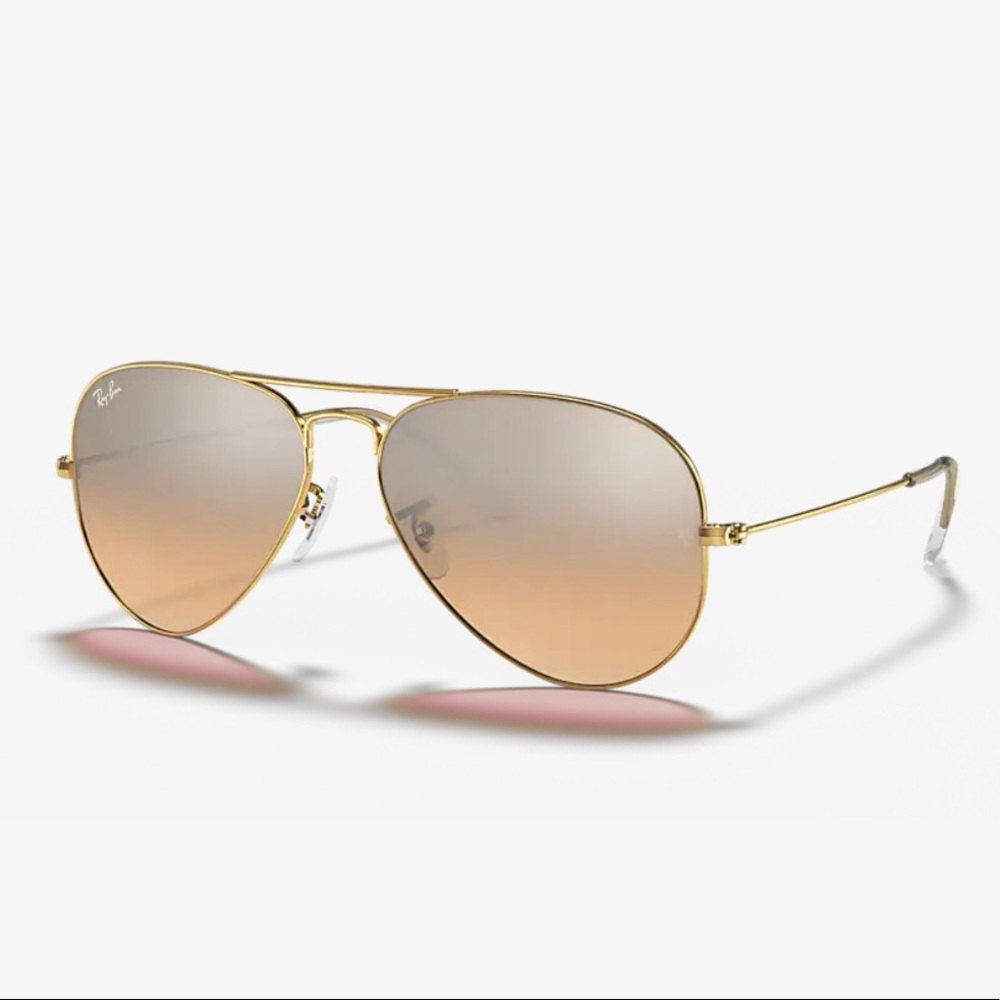 Ray-Ban Aviator Gradient RB3025 001/3E gold/pink